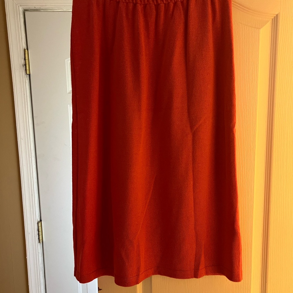 Chic A-Line Red Skirt